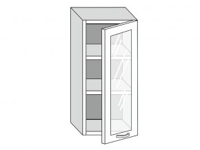 19.40.3 Шкаф настенный (h=913) на 400мм с 1-ой стекл. дверцей в Камышлове - kamyshlov.магазин96.com | фото