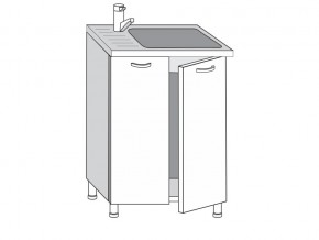 2.60.2мн Шкаф-стол на 600мм под накладную мойку с 2-мя дверцами в Камышлове - kamyshlov.магазин96.com | фото