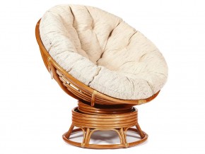 Кресло-качалка Papasan w 23/01 B с подушкой Cognac, ткань Старт в Камышлове - kamyshlov.магазин96.com | фото