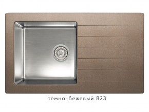 Мойка комбинированная Tolero twist TTS-860 Темно-бежевый 82 в Камышлове - kamyshlov.магазин96.com | фото