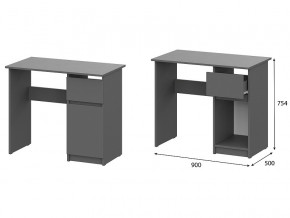 Стол письменный 900 Денвер Графит серый в Камышлове - kamyshlov.магазин96.com | фото